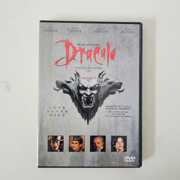 Bram Stoker's Dracula DVD 1992 Widescreen & Standard - Gary Oldman, Winona Ryder - Picture 1 of 3